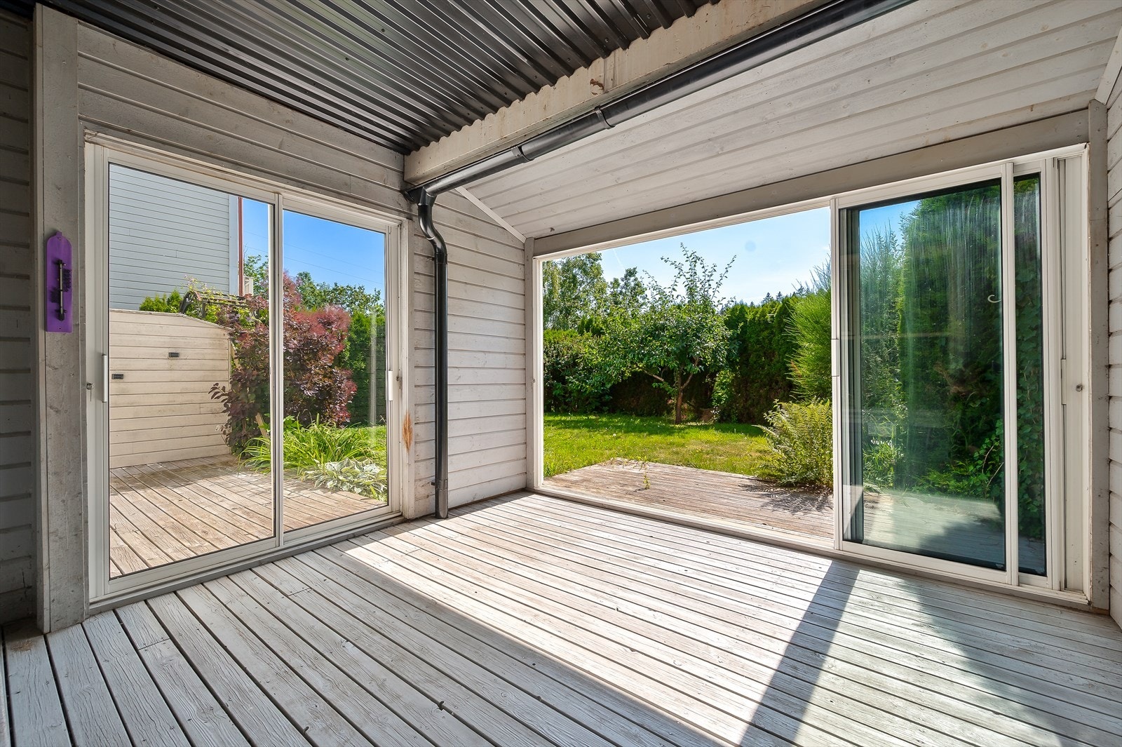 Innglasset terrasse Galleribilde