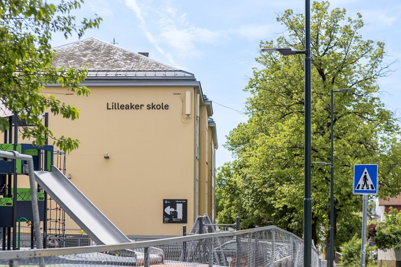For barnefamilier er det kun seks minutters gange til Lilleaker skole (1-7. klasse). Galleribilde