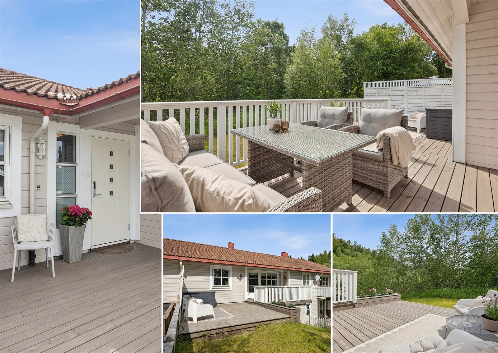 Leilighetens nytteareal utvides i sommerhalvåret med hele 41 m² terrasse som byr på svært gode solforhold. Galleribilde