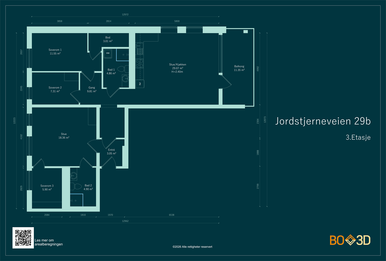 Plantegning Galleribilde