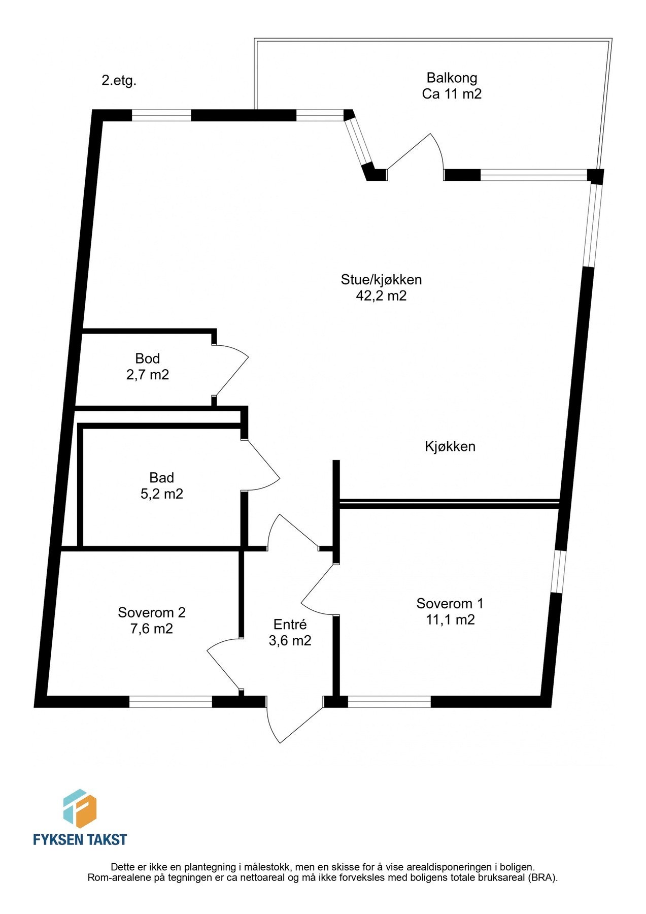 Ta en titt på planskissen og gjør deg kjent med romfordelingen! Skulle ikke oppsatt visningstidspunkt passe? Ta kontakt på 941 60 434, så finner vi en løsning. Galleribilde