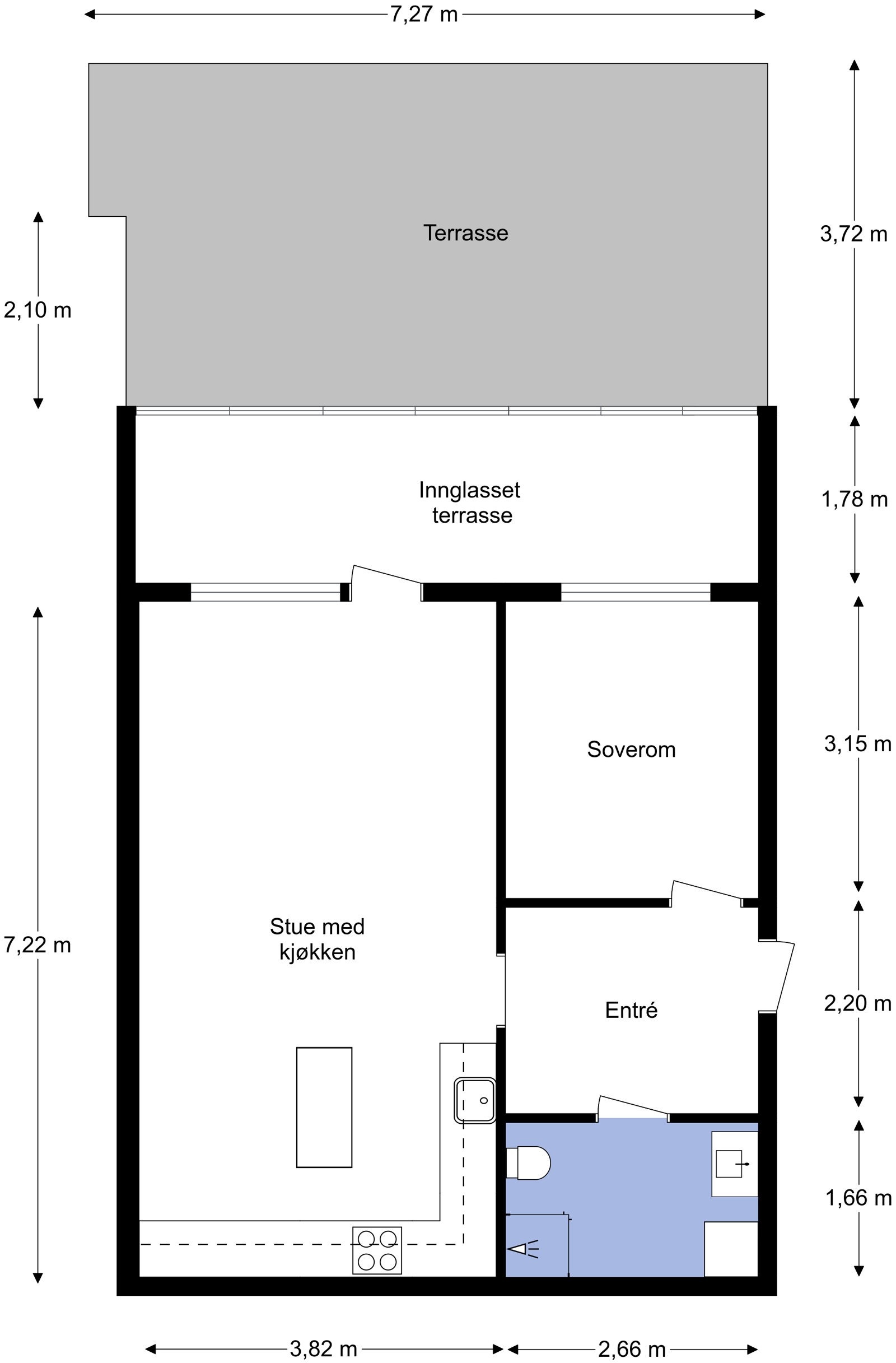 Plantegning Galleribilde