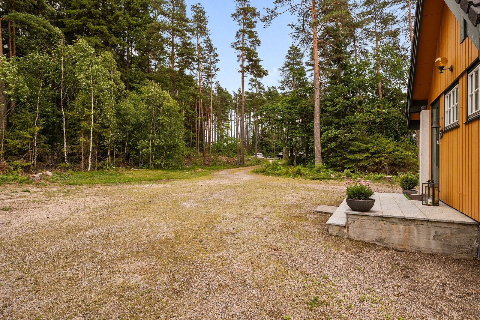 Eiendommen ligger usjenert til, omkranset av skog og natur. Galleribilde