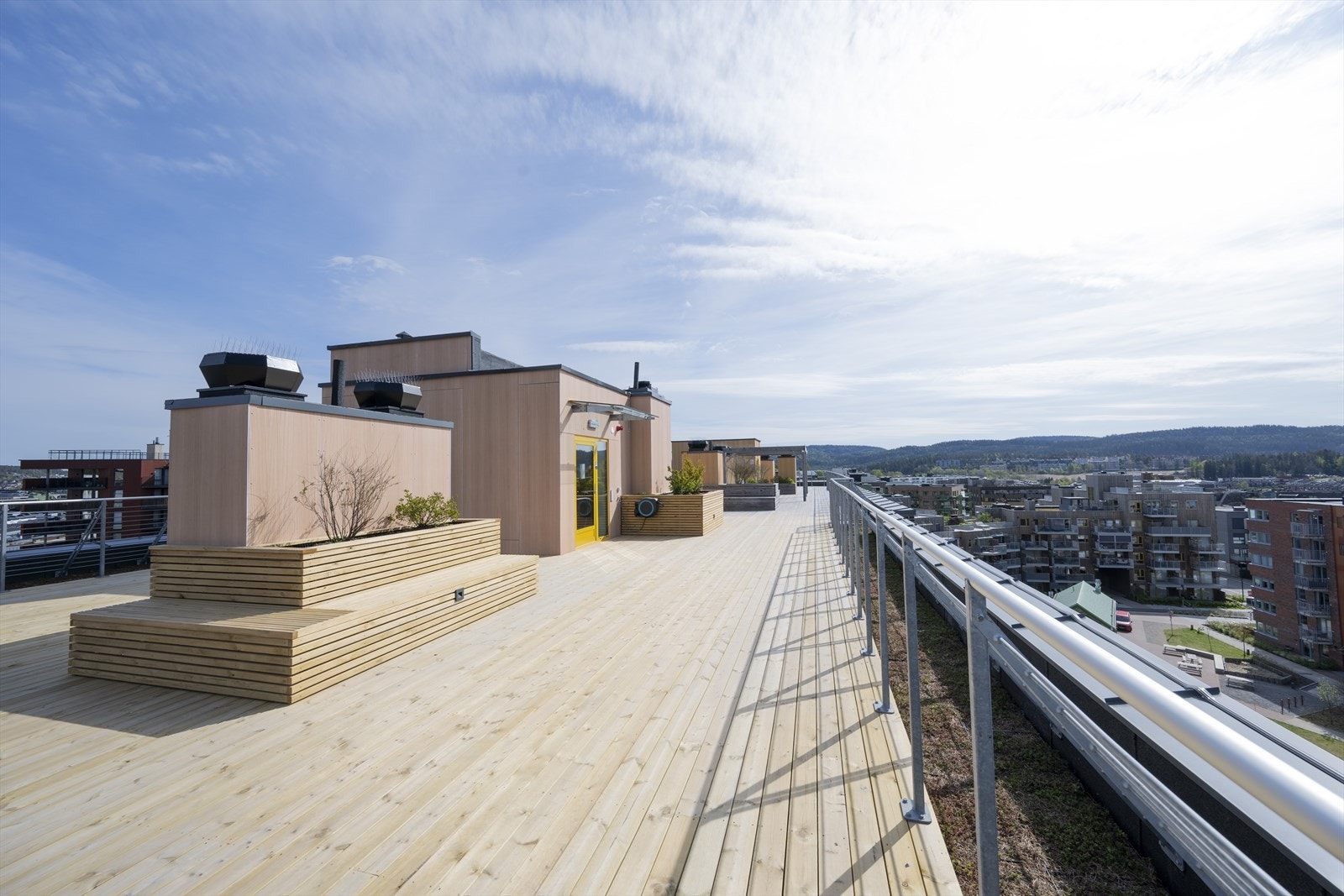 Bygget har en flott takterrasse som du kan nyte godt av. Galleribilde