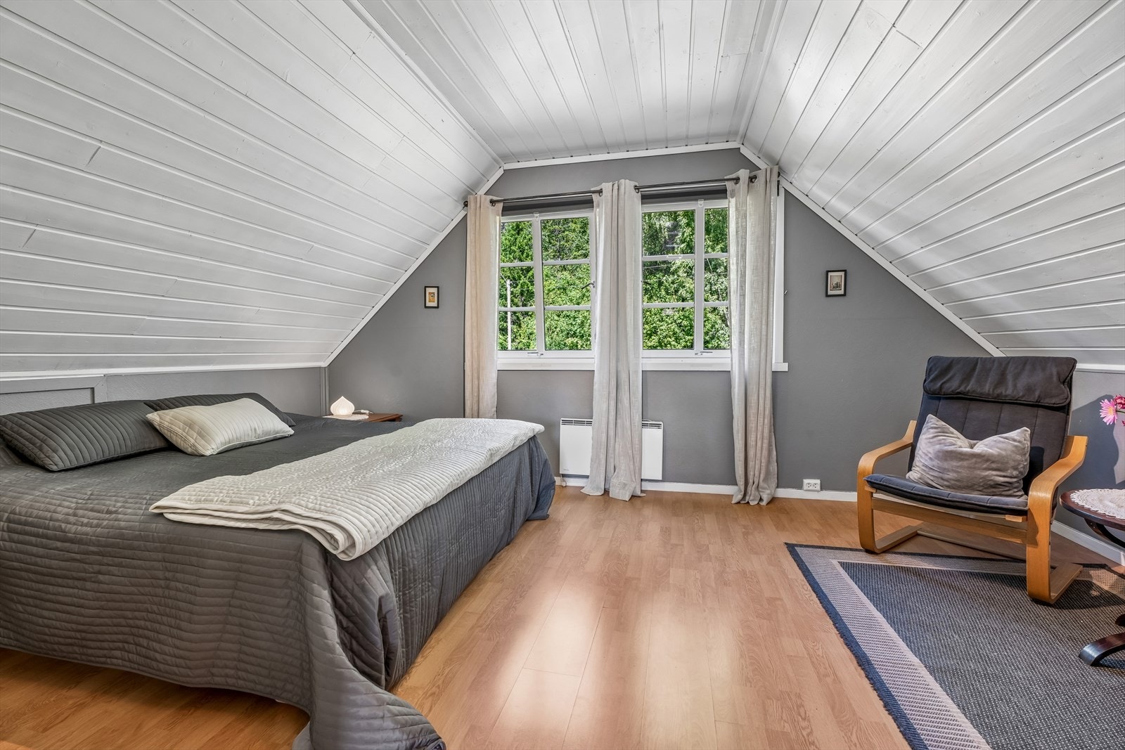 I loftsetasjen har boligen to soverom av god størrelse. Galleribilde