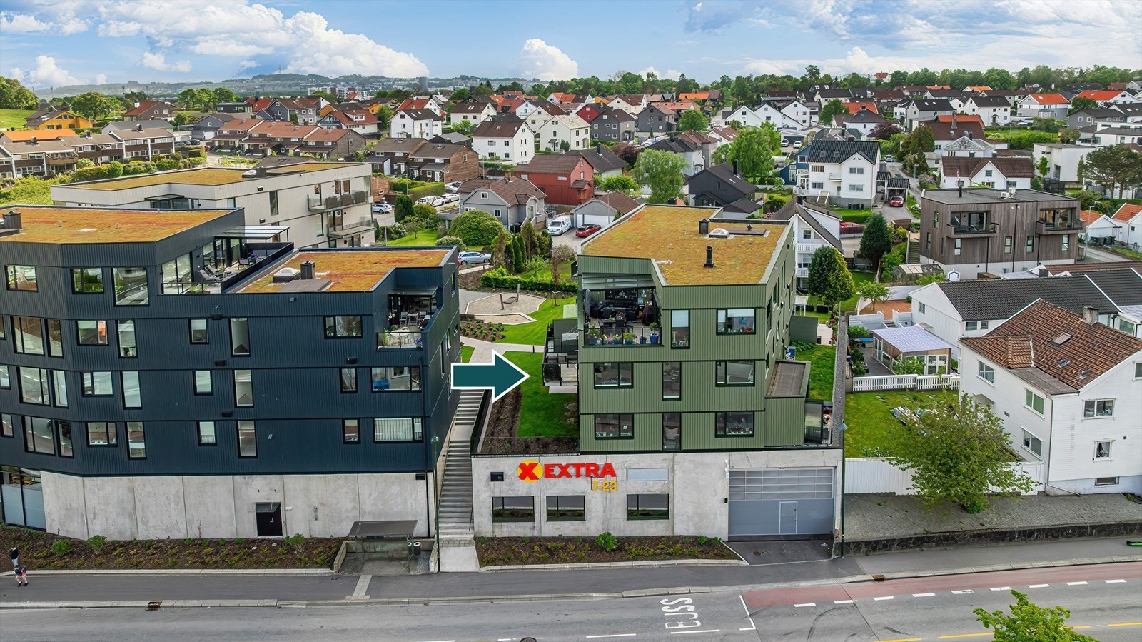 Lyngveien 1E er en eksklusiv leilighet fra 2024 beliggende sentralt på Byhaugen med nydelig utsikt. Galleribilde