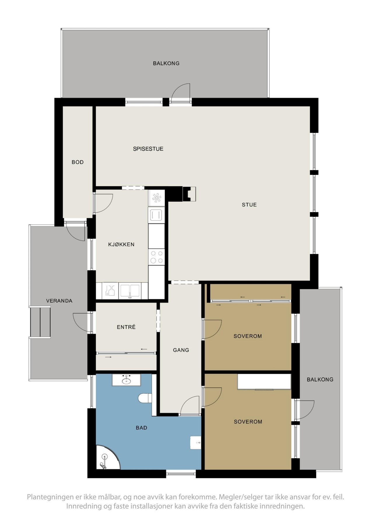 Plantegning Galleribilde