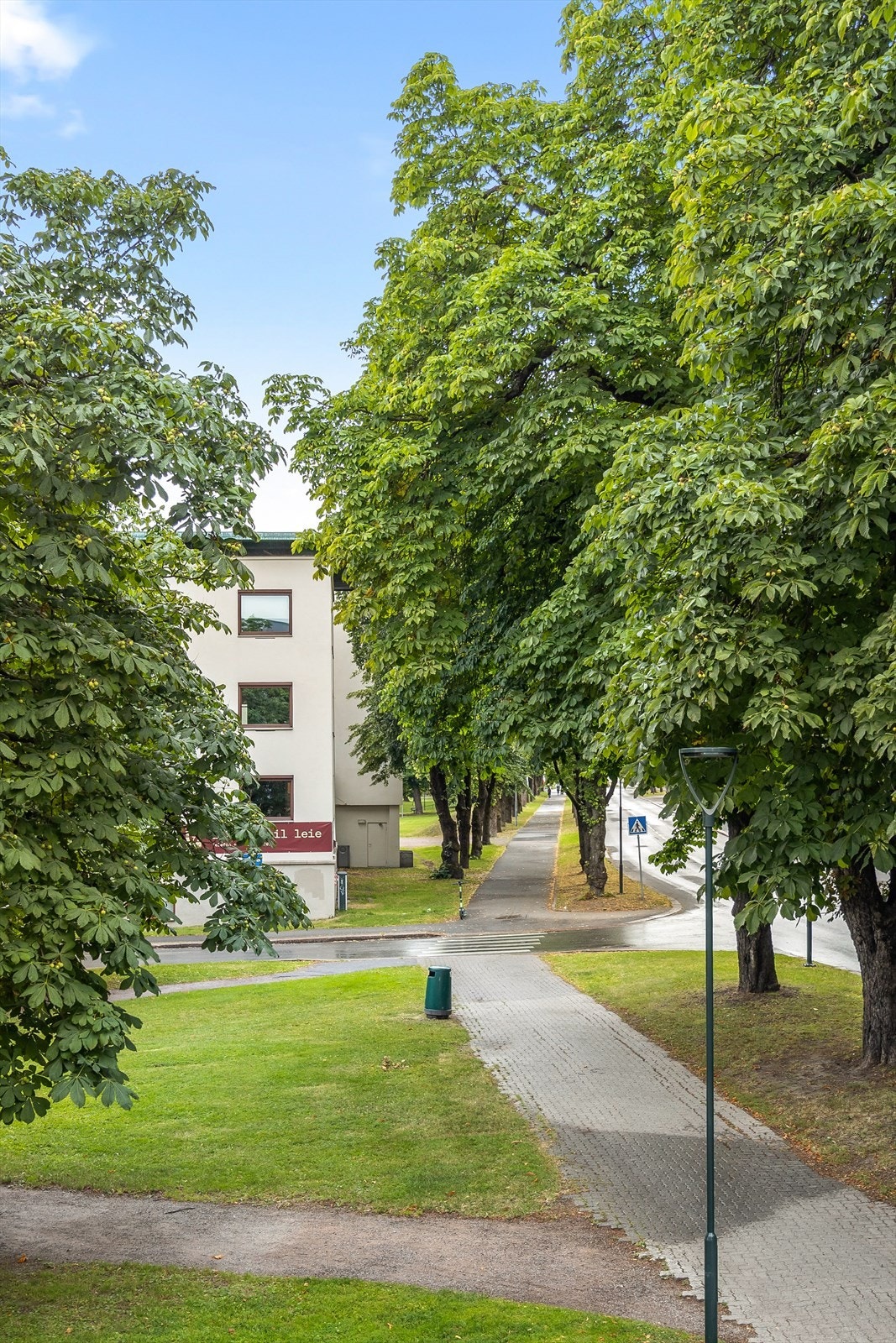 Utsikt fra leiligheten. Galleribilde