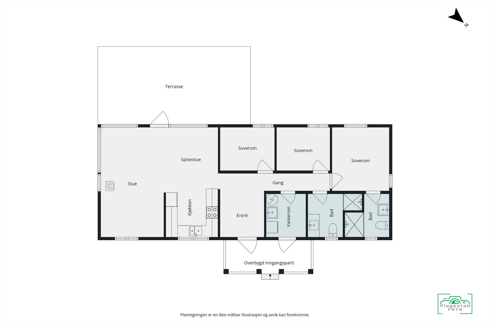 Plantegning Galleribilde