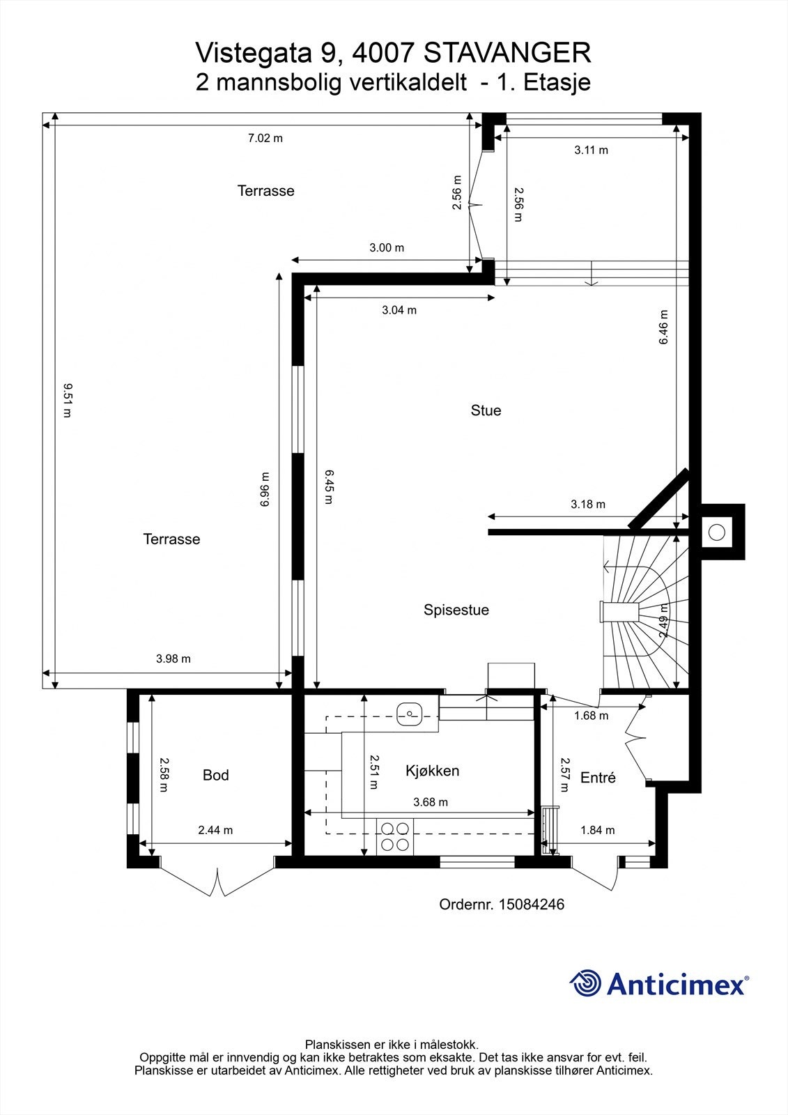 Plantegning - 1. etasje Galleribilde