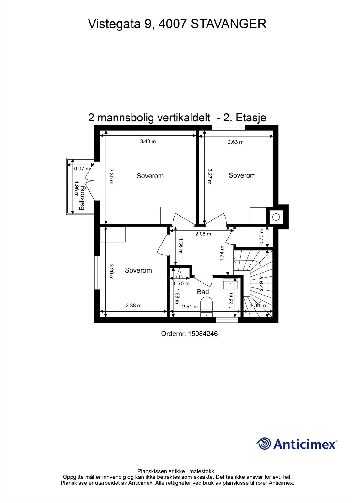 Plantegning - 2. etasje. Galleribilde
