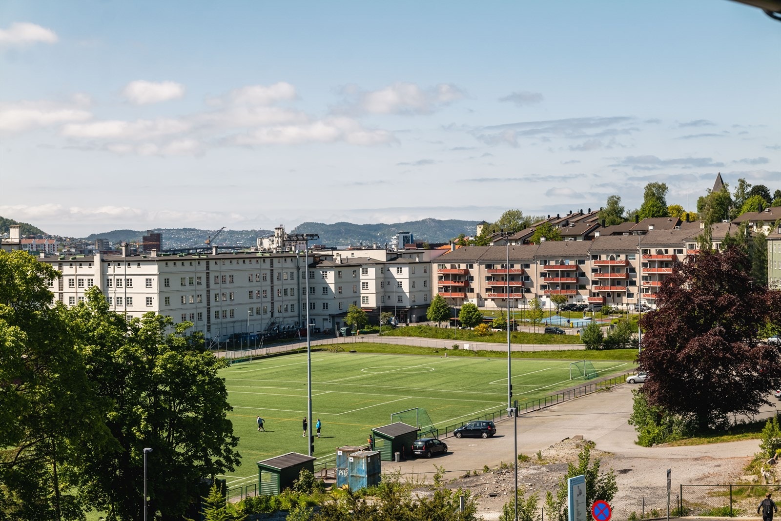 Nærhet til idrettsanlegg på Kronstad. Galleribilde