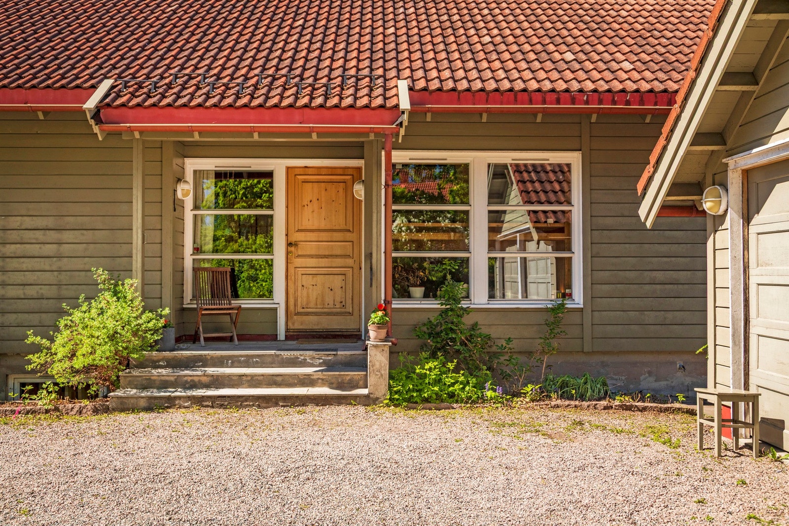 Innbydende inngangsparti. Galleribilde