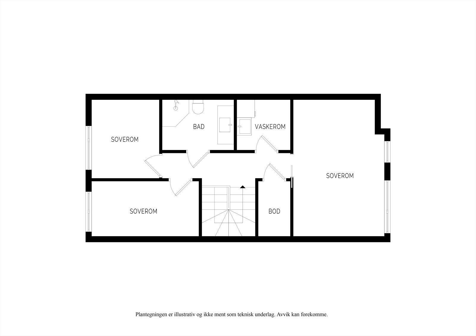 Plantegning 2.etg Galleribilde