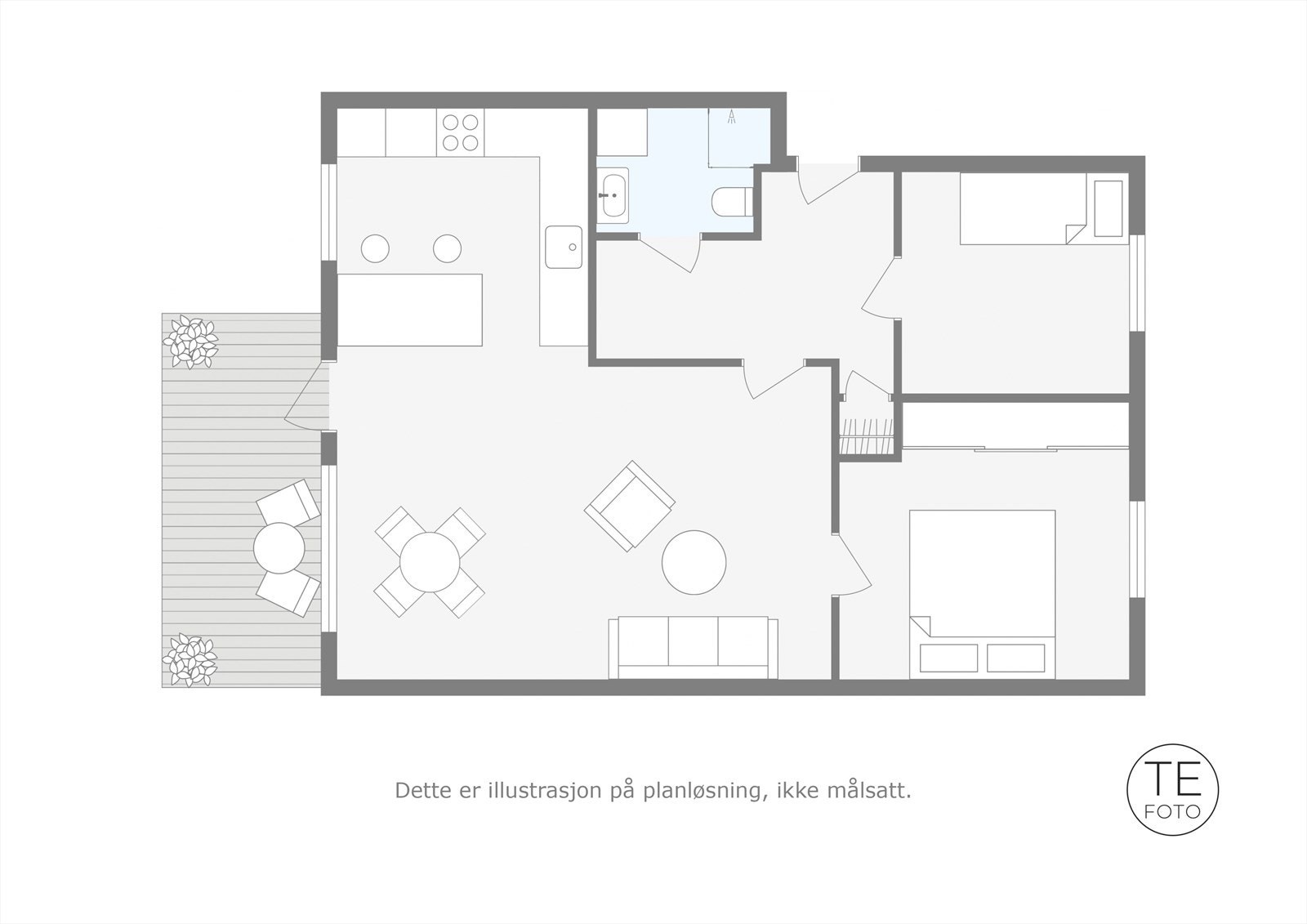 Plantegning Galleribilde