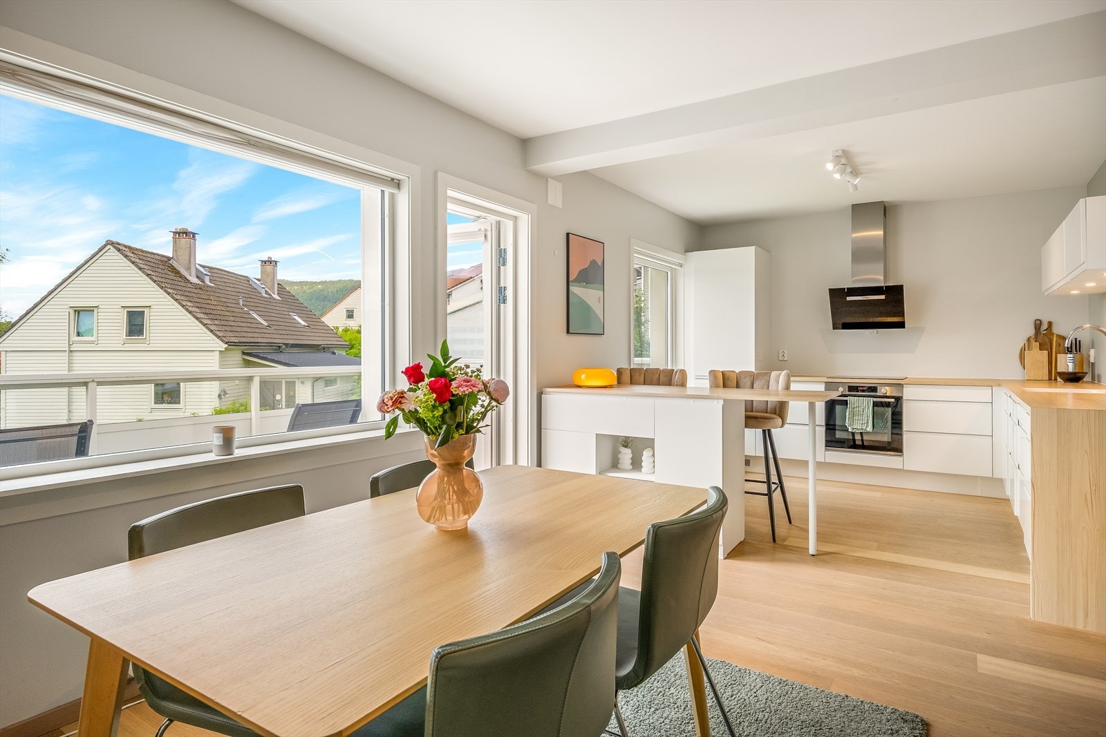 Boligen har en effektiv planløsning Galleribilde