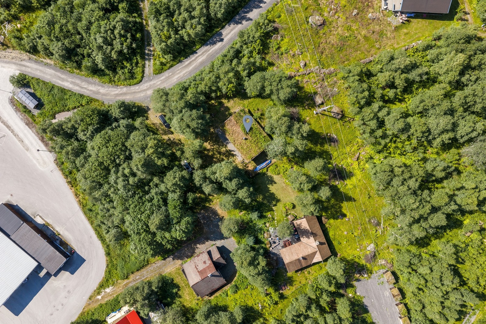 Flyfoto av eiendommen Galleribilde