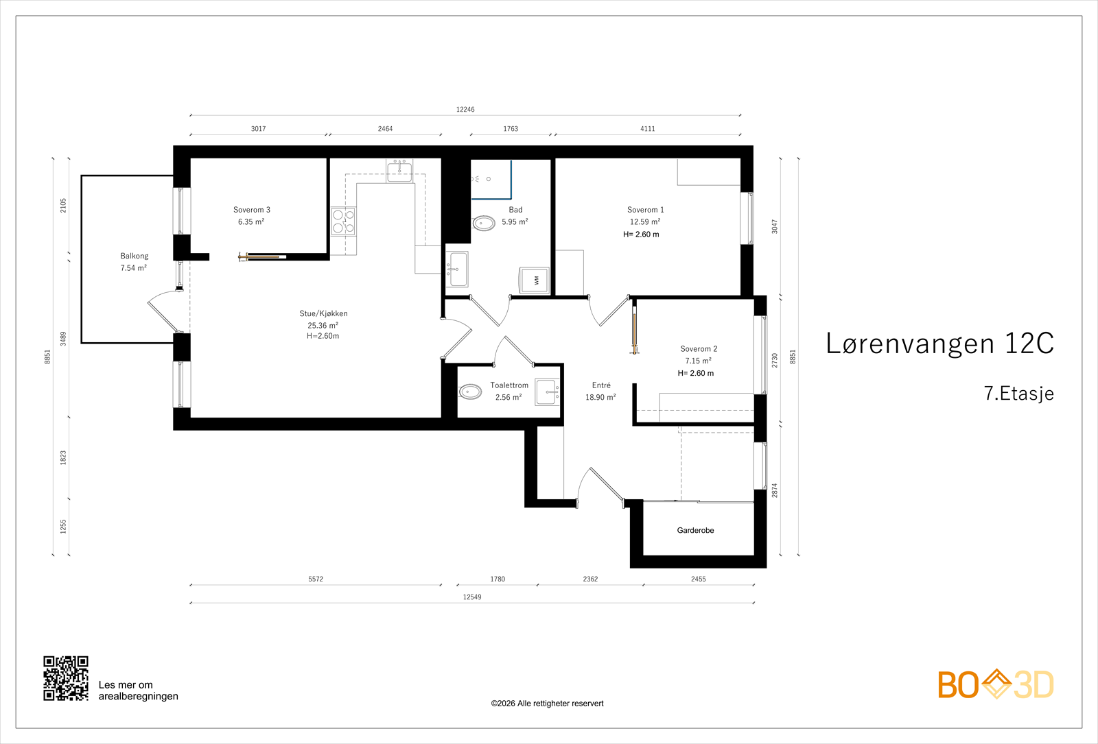 Plantegning Galleribilde
