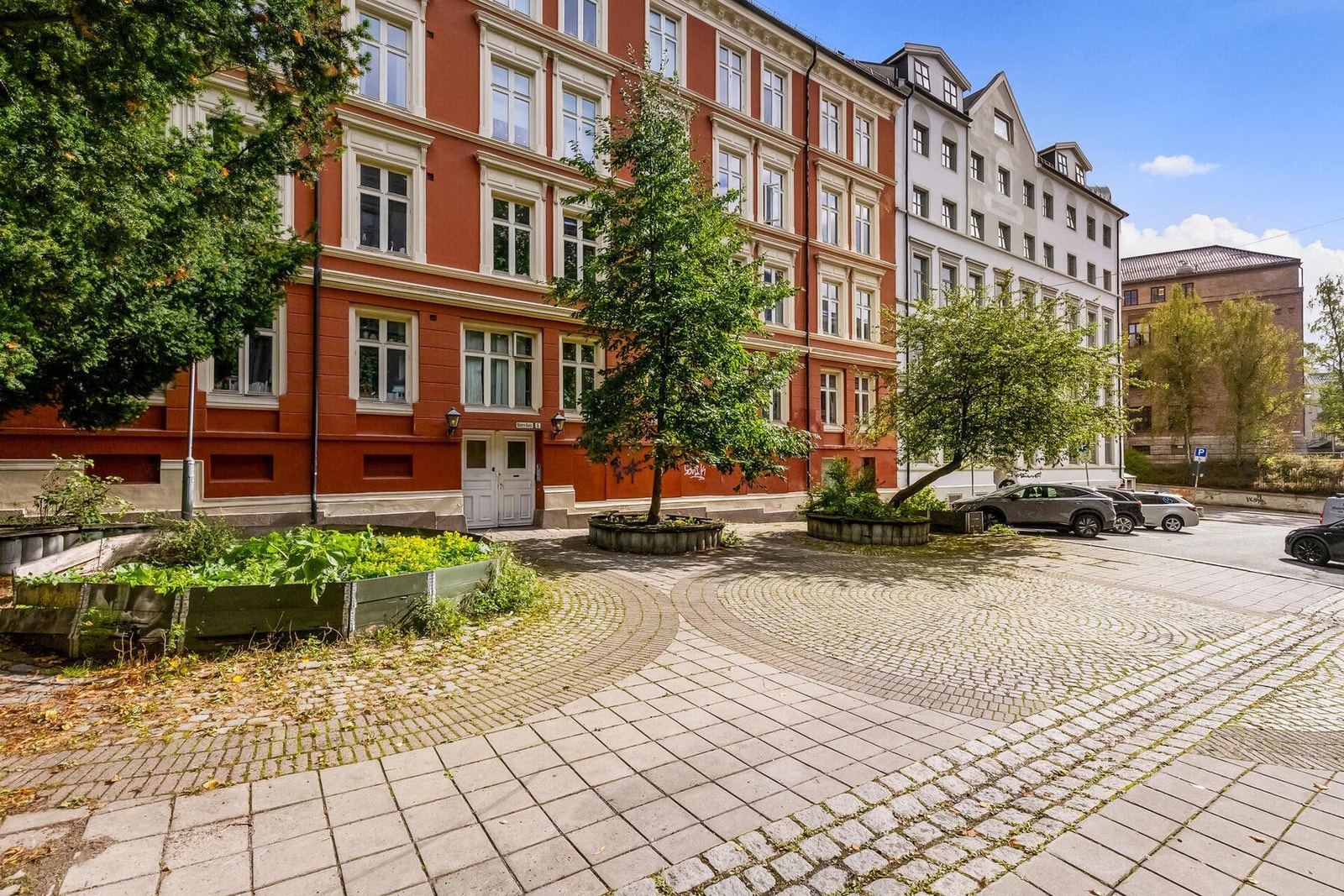 Trafikkstille nabolag Galleribilde