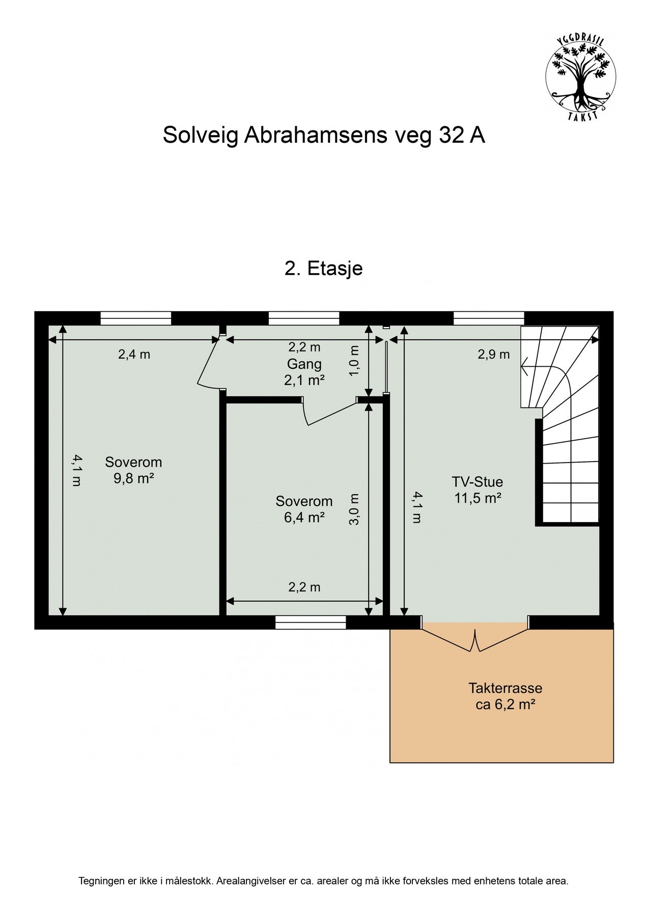 Planskisse 2. etasje Galleribilde