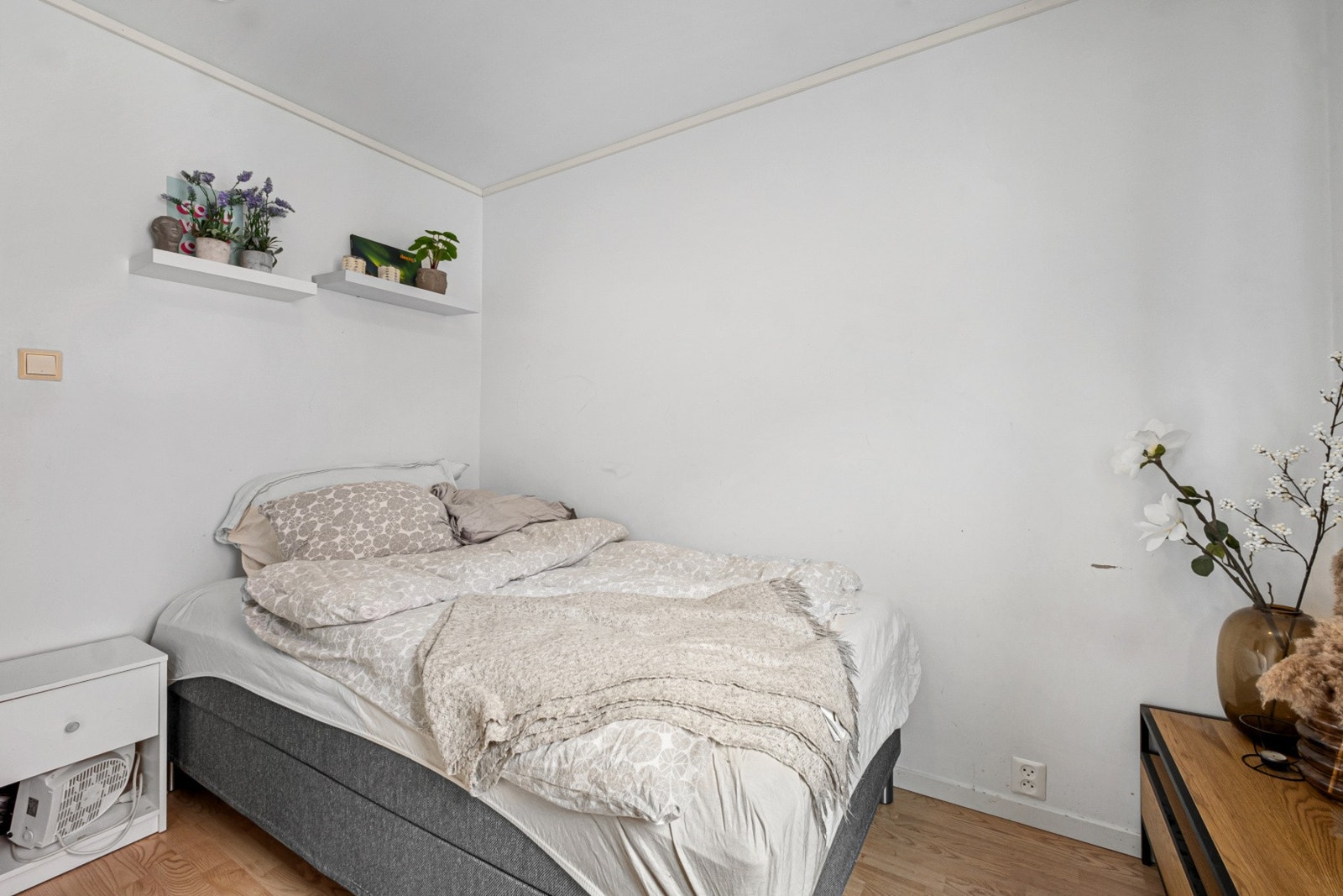 Soverommet har plass til seng og ytterligere møblering etter ønske. Galleribilde
