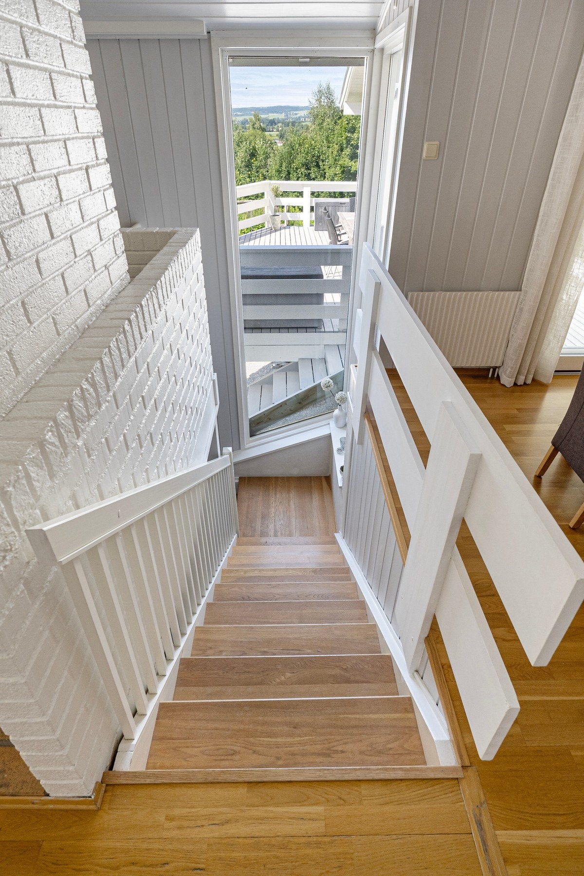 Trapp opp fra u.etasje Galleribilde