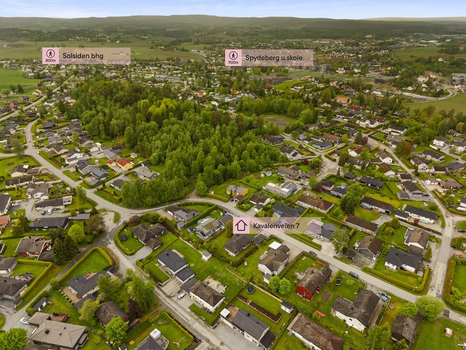 Dronefoto Galleribilde