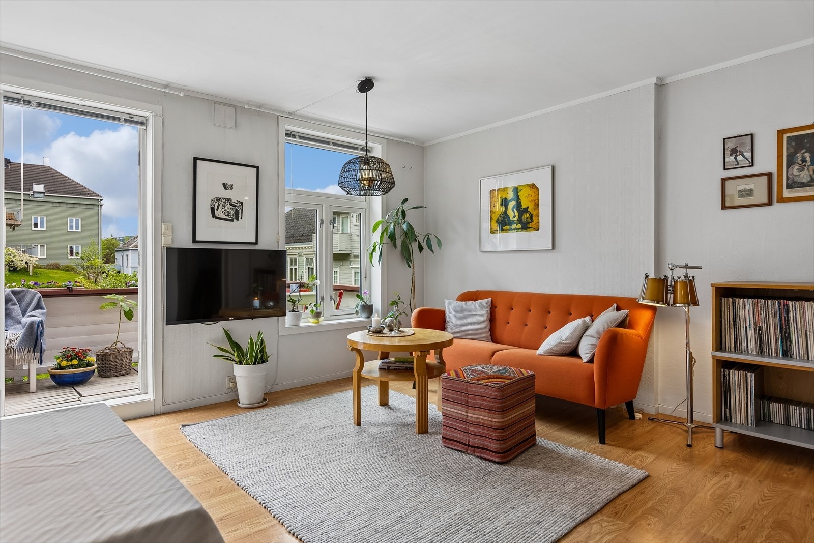 Direkte i tilknytning til stuen får du en romslig balkong på 8m² med gode solforhold. Galleribilde