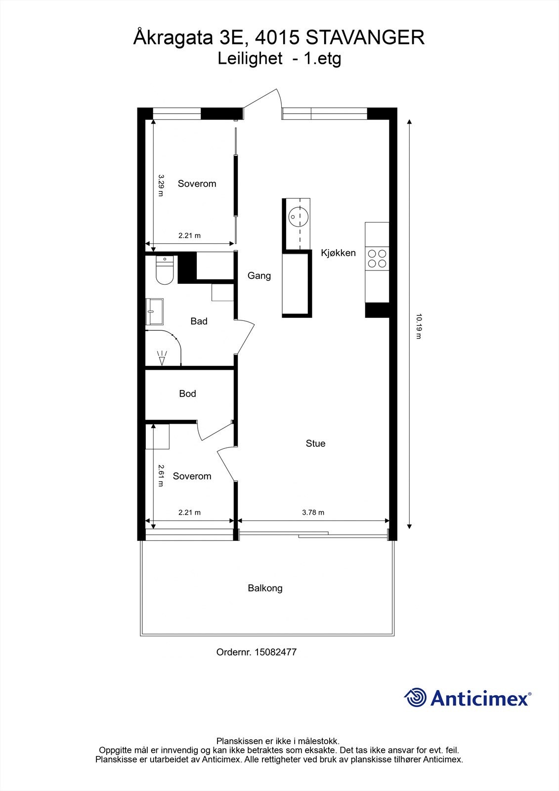 Plantegning Galleribilde