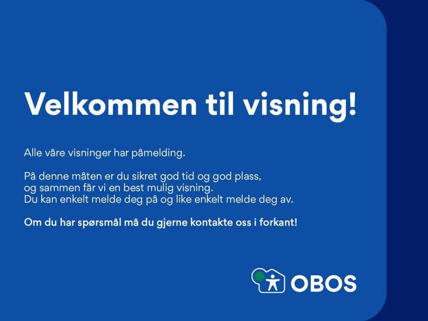 Vi passer fremdeles på at alle skal være så trygge som mulig til visning. Galleribilde