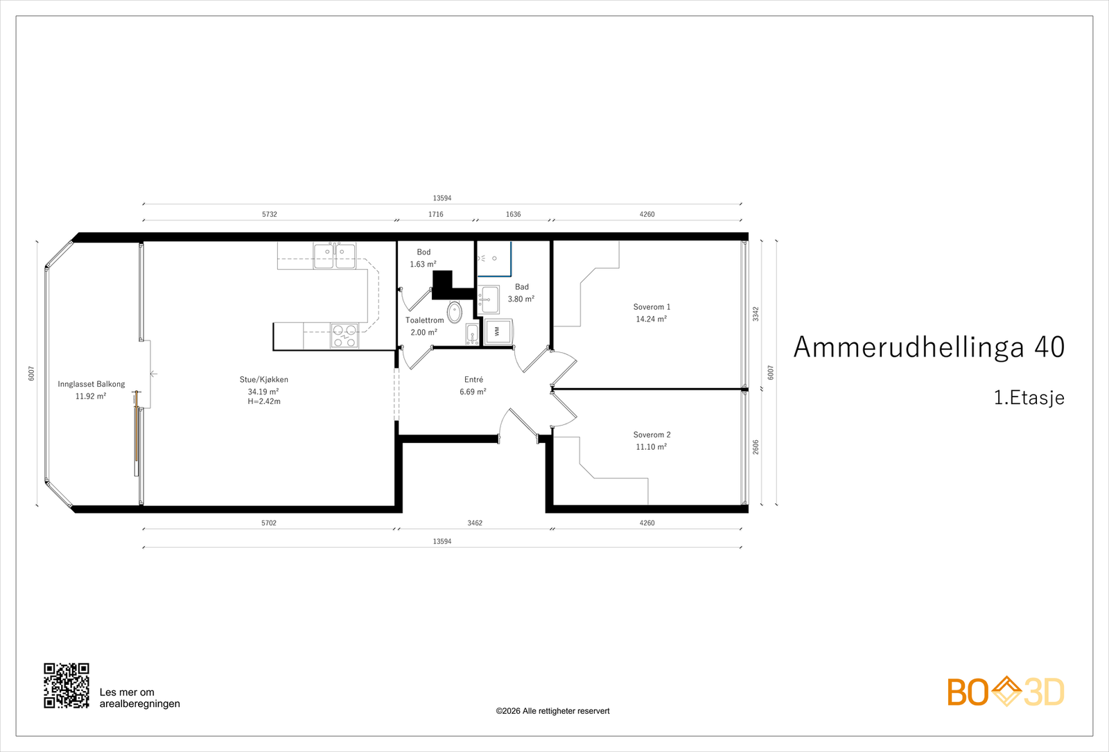 Plantegning Galleribilde
