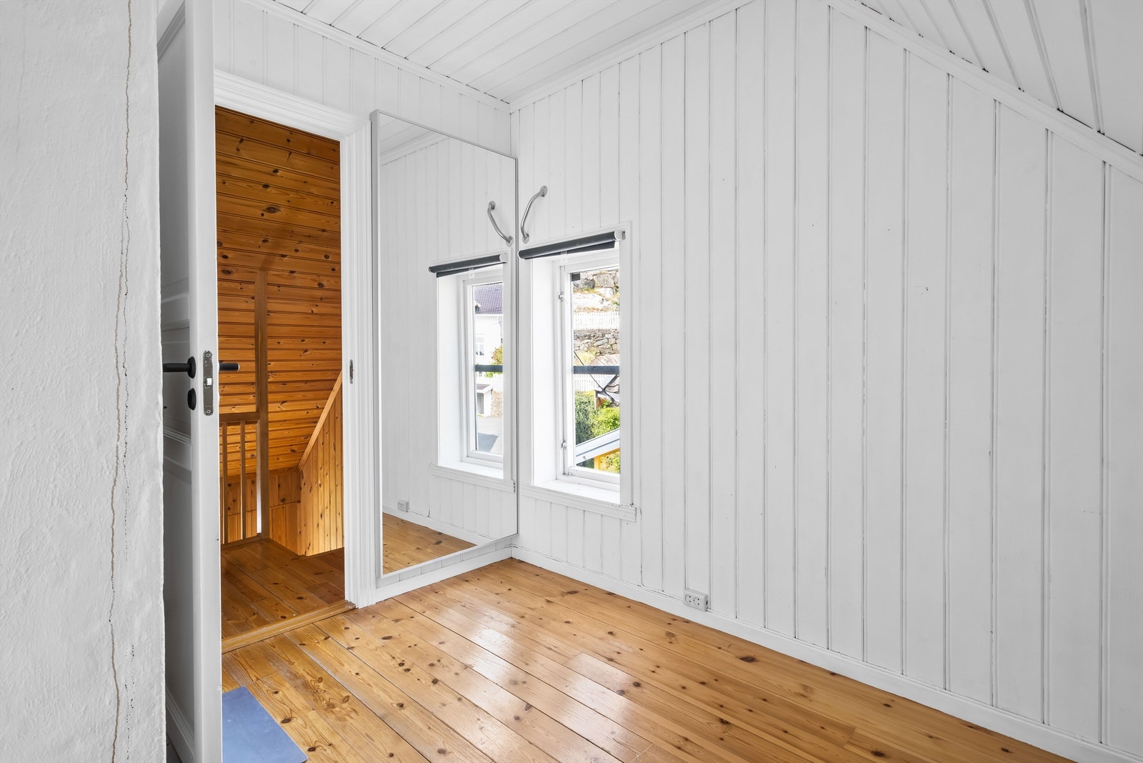 Det tredje rommet på loftet gir fleksible bruksmuligheter. Galleribilde