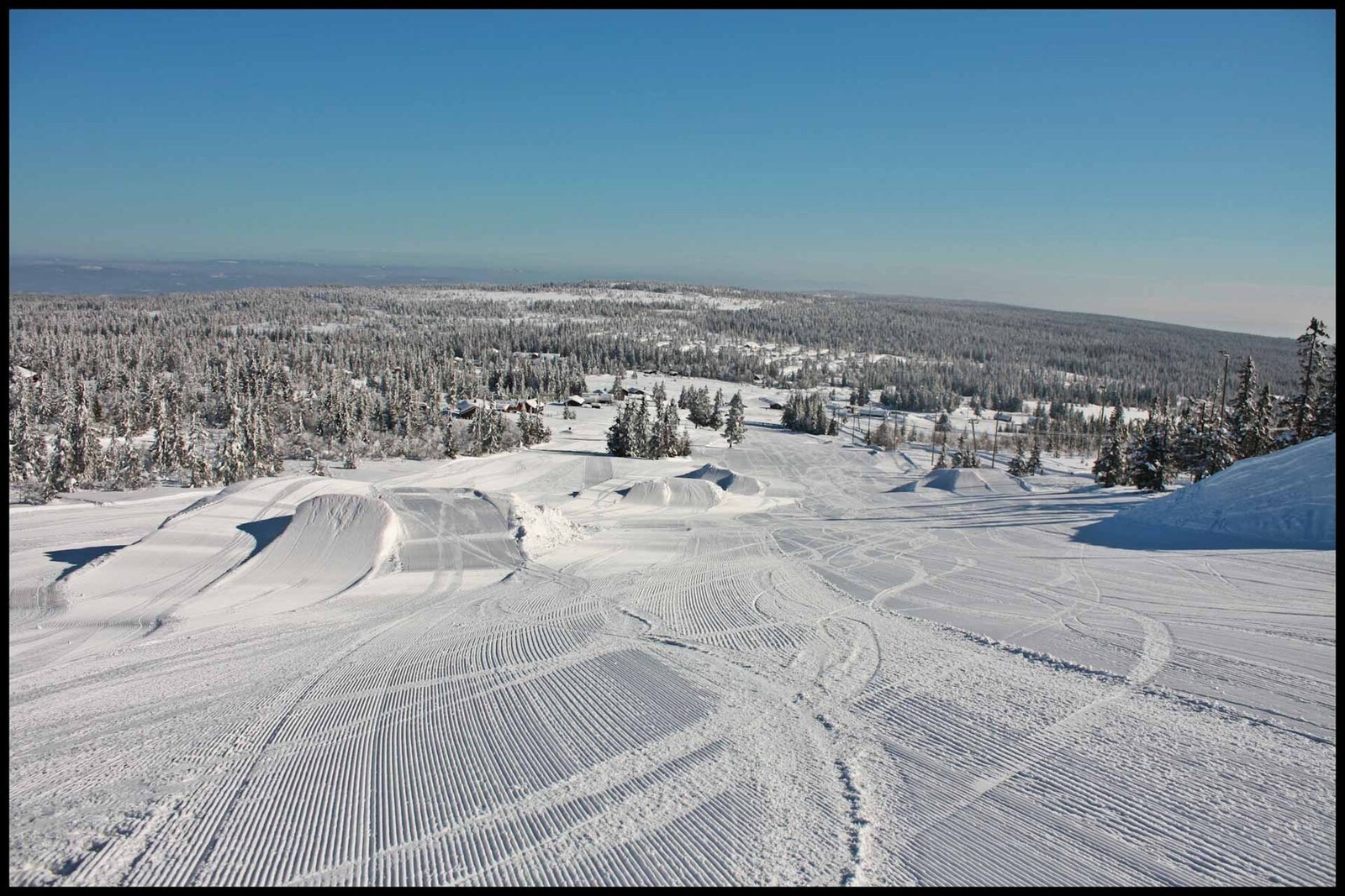 Fra skianlegget på Budor Galleribilde