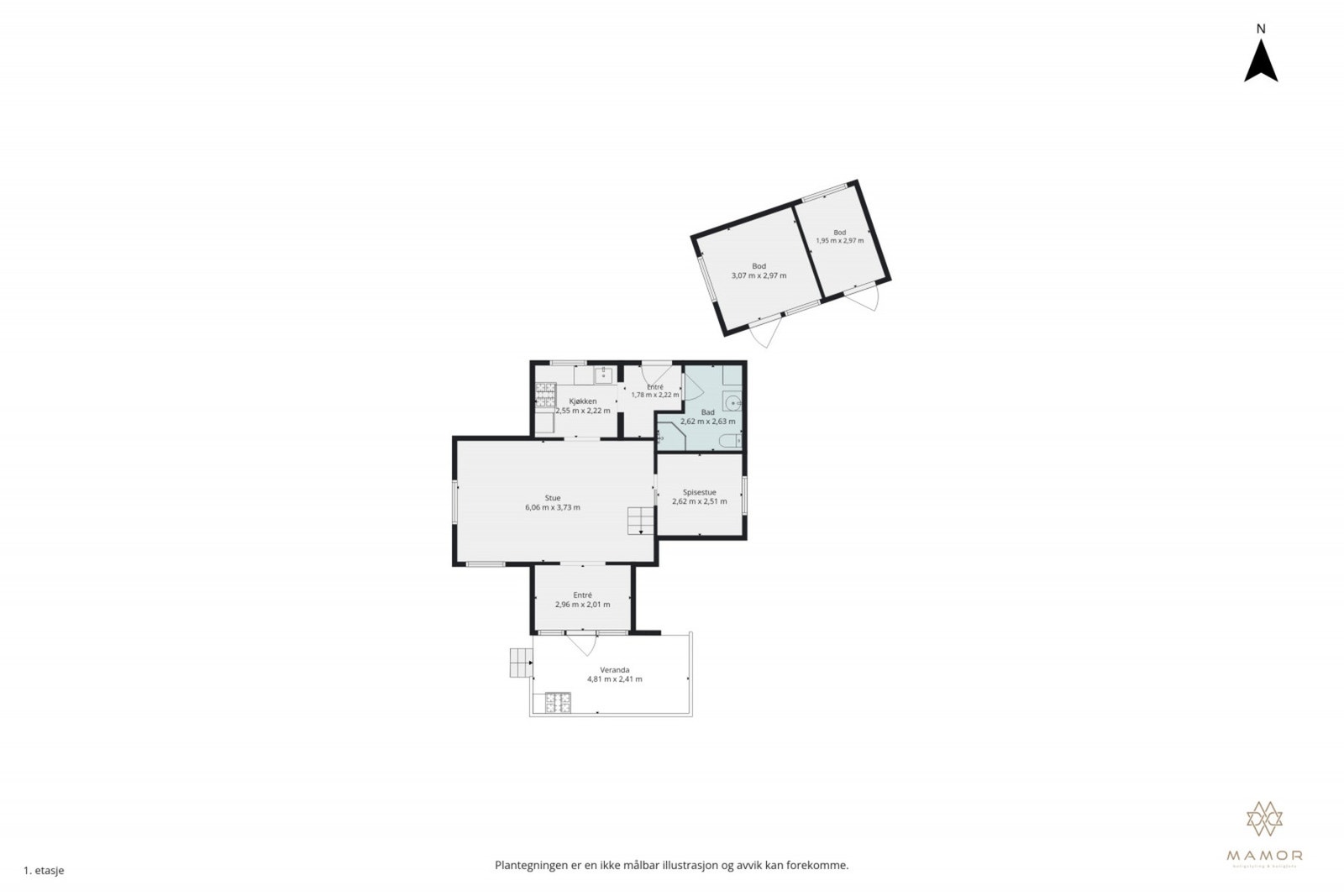 Plantegning Galleribilde
