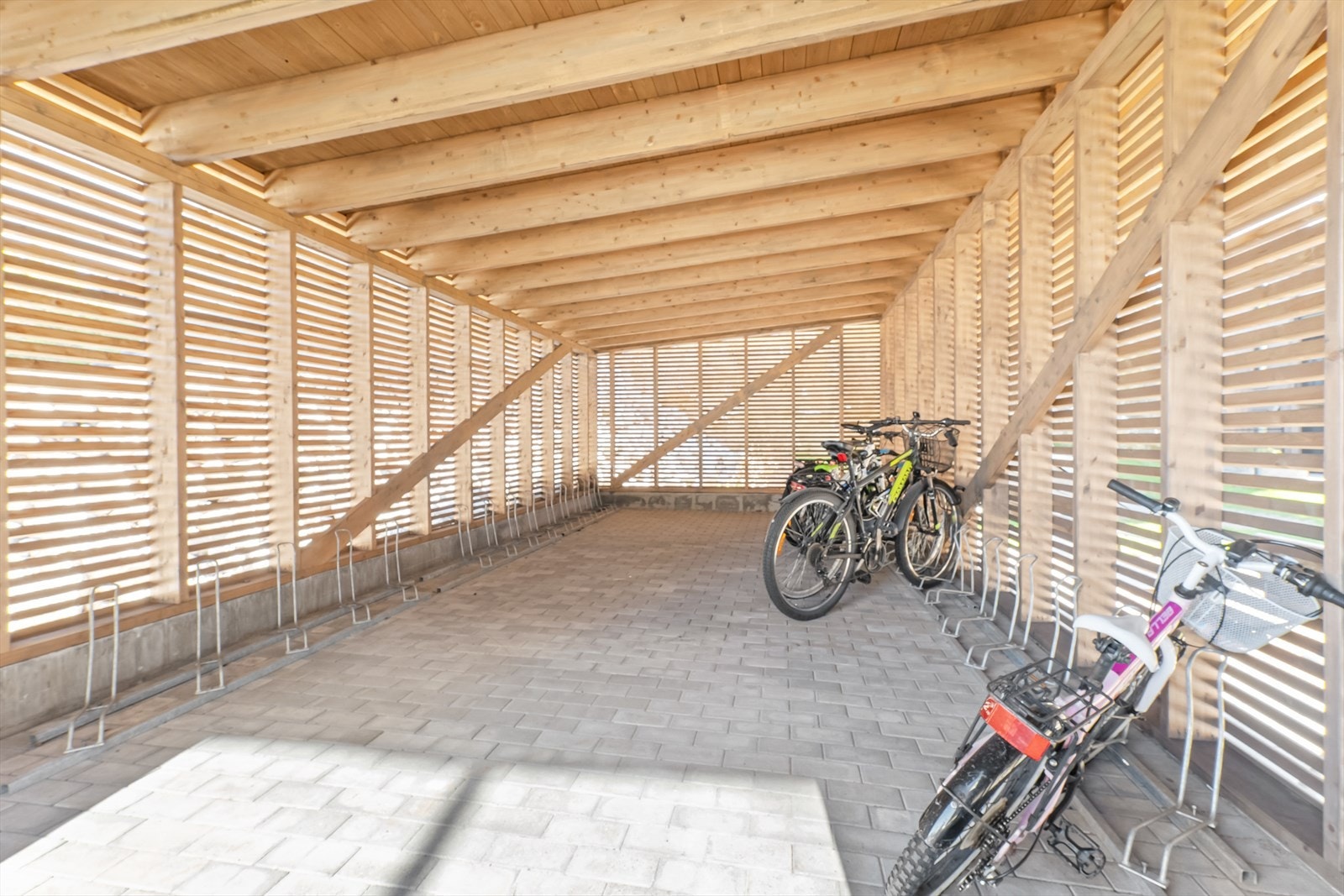 Sykkelparkering Galleribilde