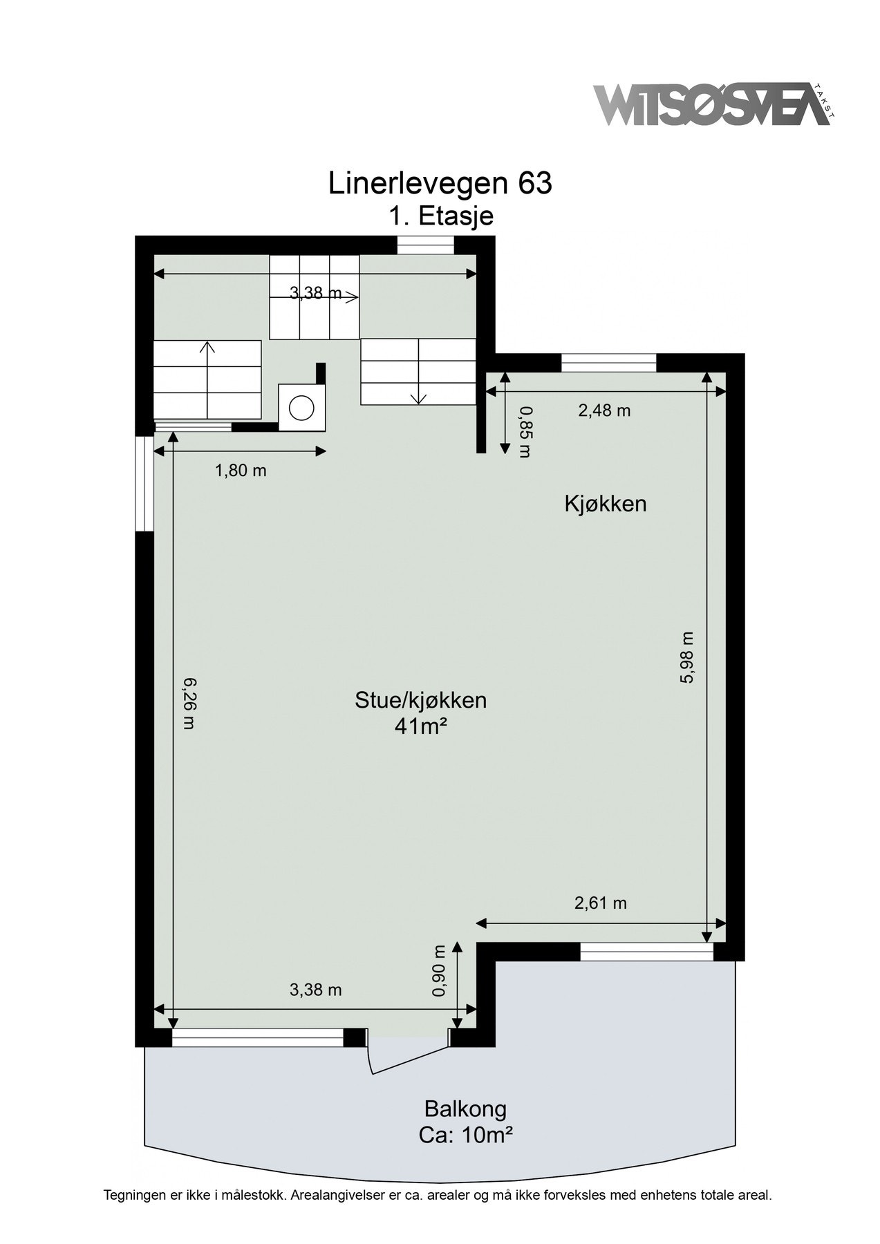 Planskisse i 1. etasje Galleribilde