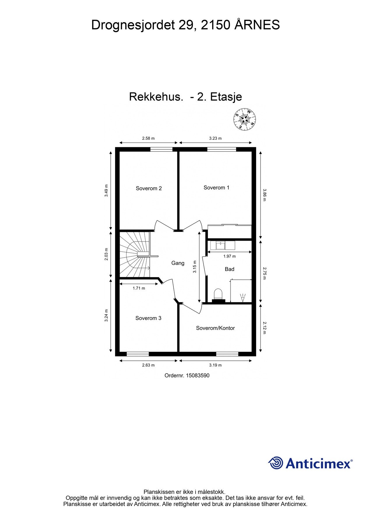 Plantegning 2. etasje. Galleribilde