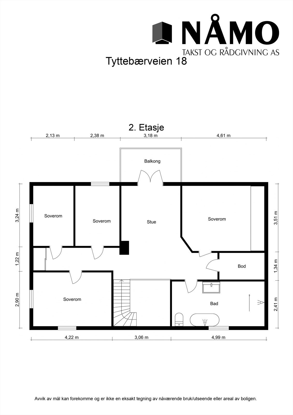 Plantegning 2. etasje. Galleribilde