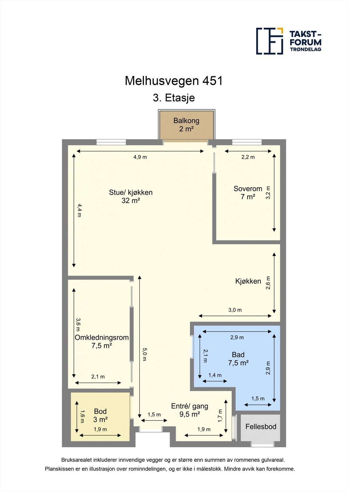 plantegning Galleribilde