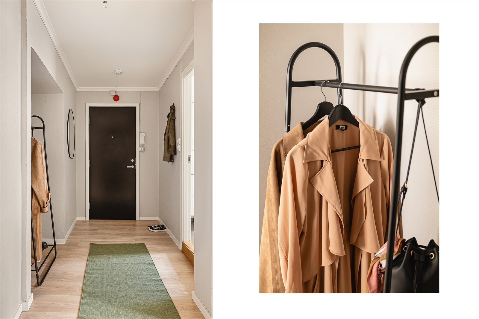 Dørtelefonen gjør det enkelt og praktisk å slippe gjester inn på hoveddøren. Galleribilde