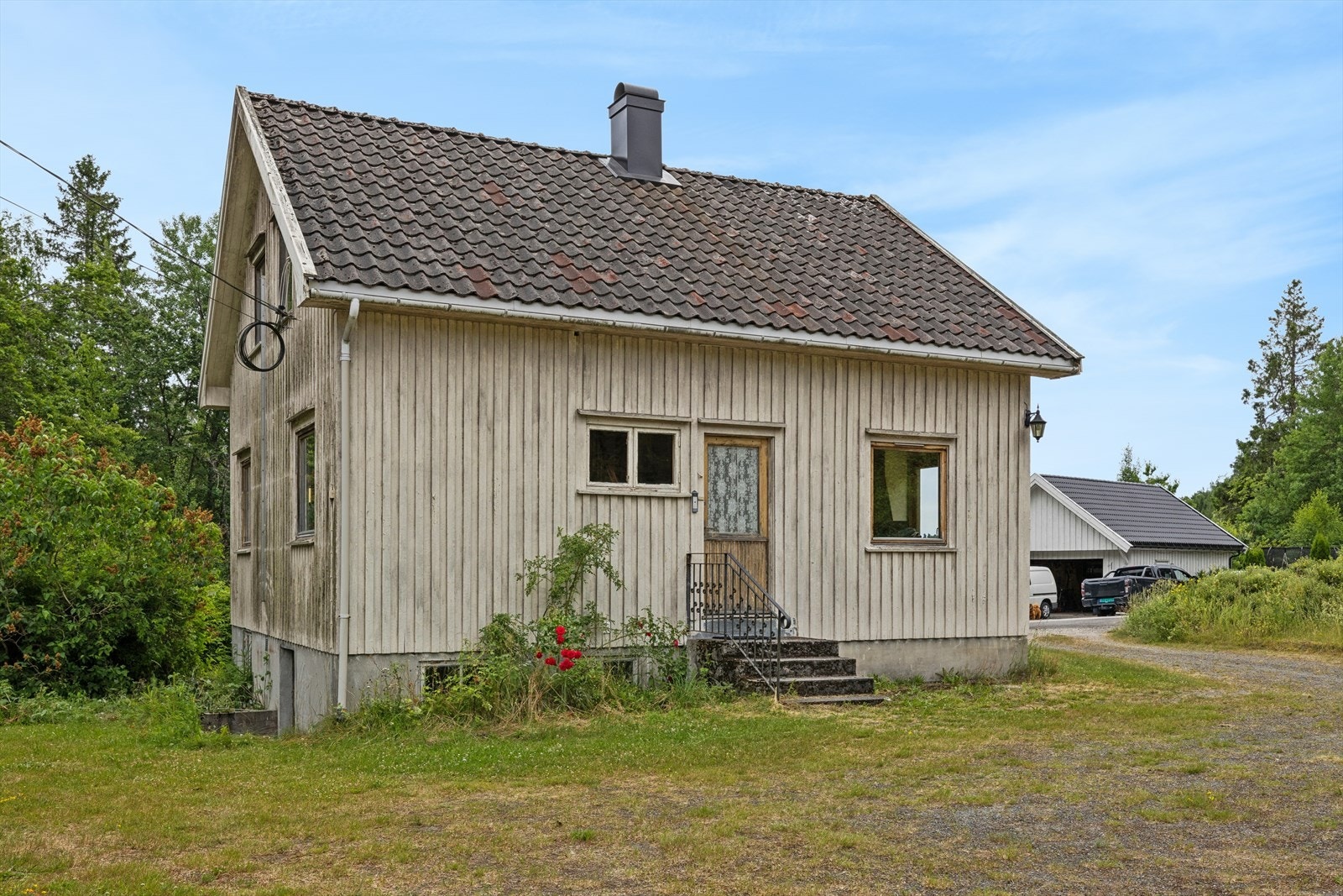 Boligens fasade. Galleribilde