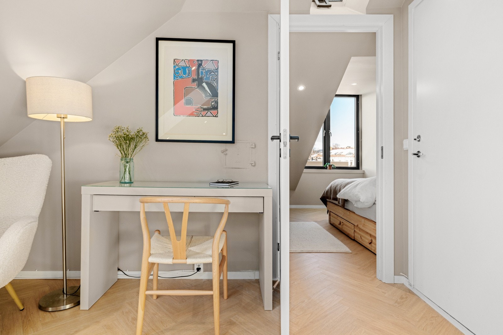 Fleksibel loftsetasje med flere bruksmuligheter. Galleribilde
