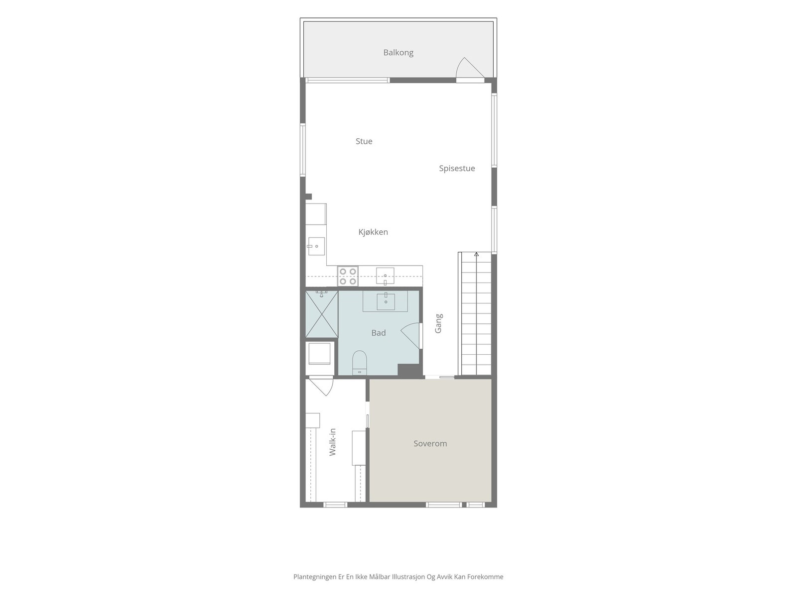 Plantegning for 2. etasje. Galleribilde