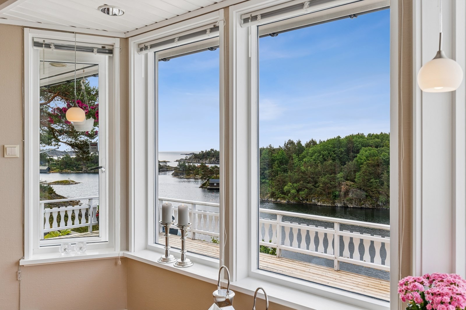 Fin utsikt fra stuen Galleribilde