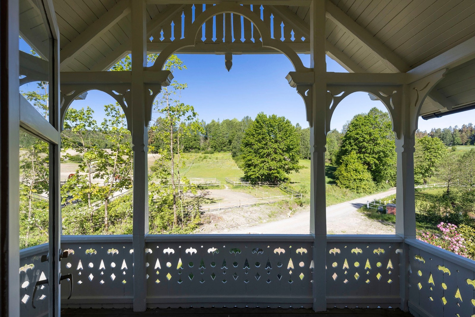 Vakker, idyllisk utsikt mot landskapet Galleribilde