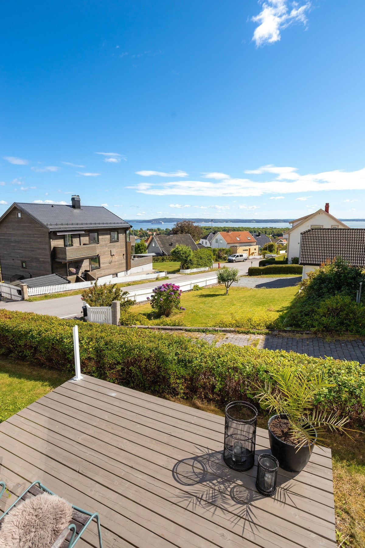 Platting med morgensol Galleribilde