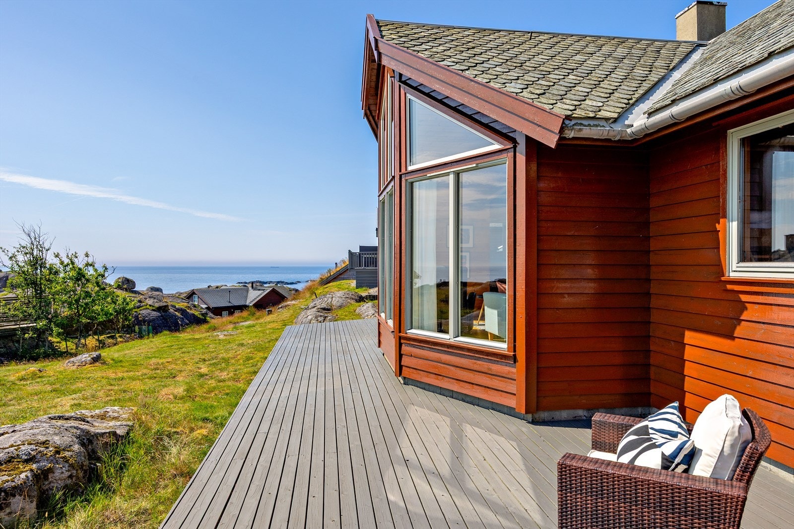 Velkommen til Havgapet 25, en flott velholdt hytte! Foto: Arne Ove Østebrøt Galleribilde
