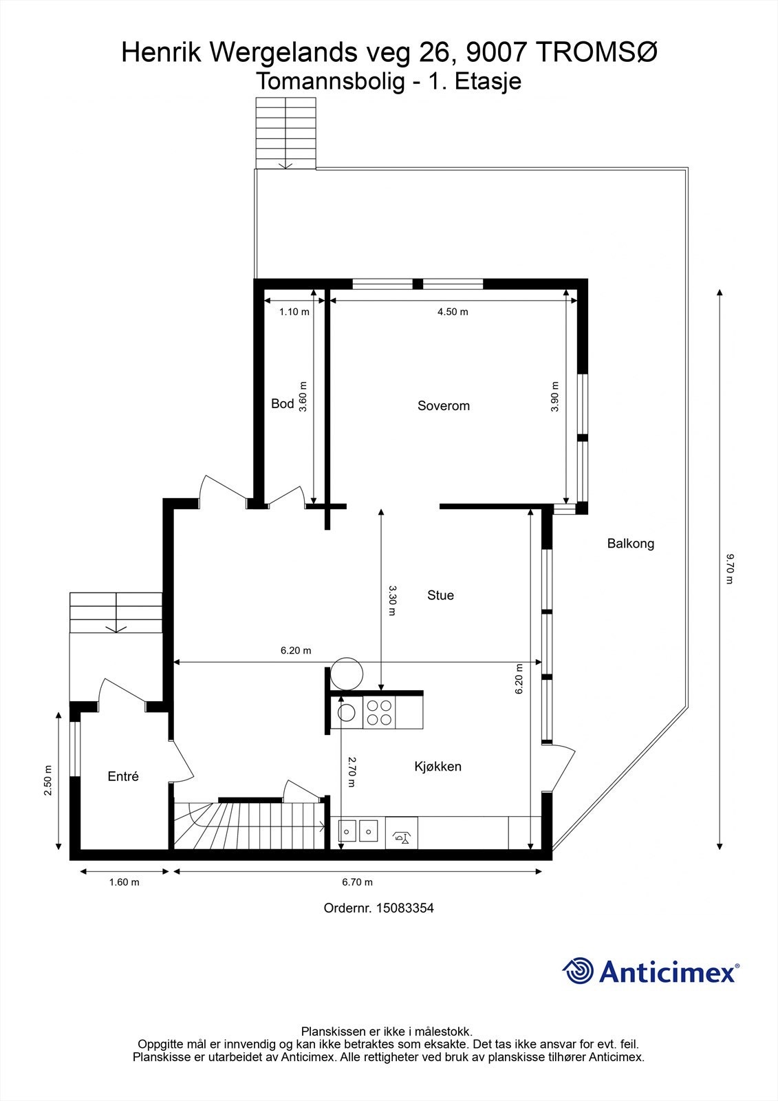 Planillustrasjon 1. etasje Galleribilde