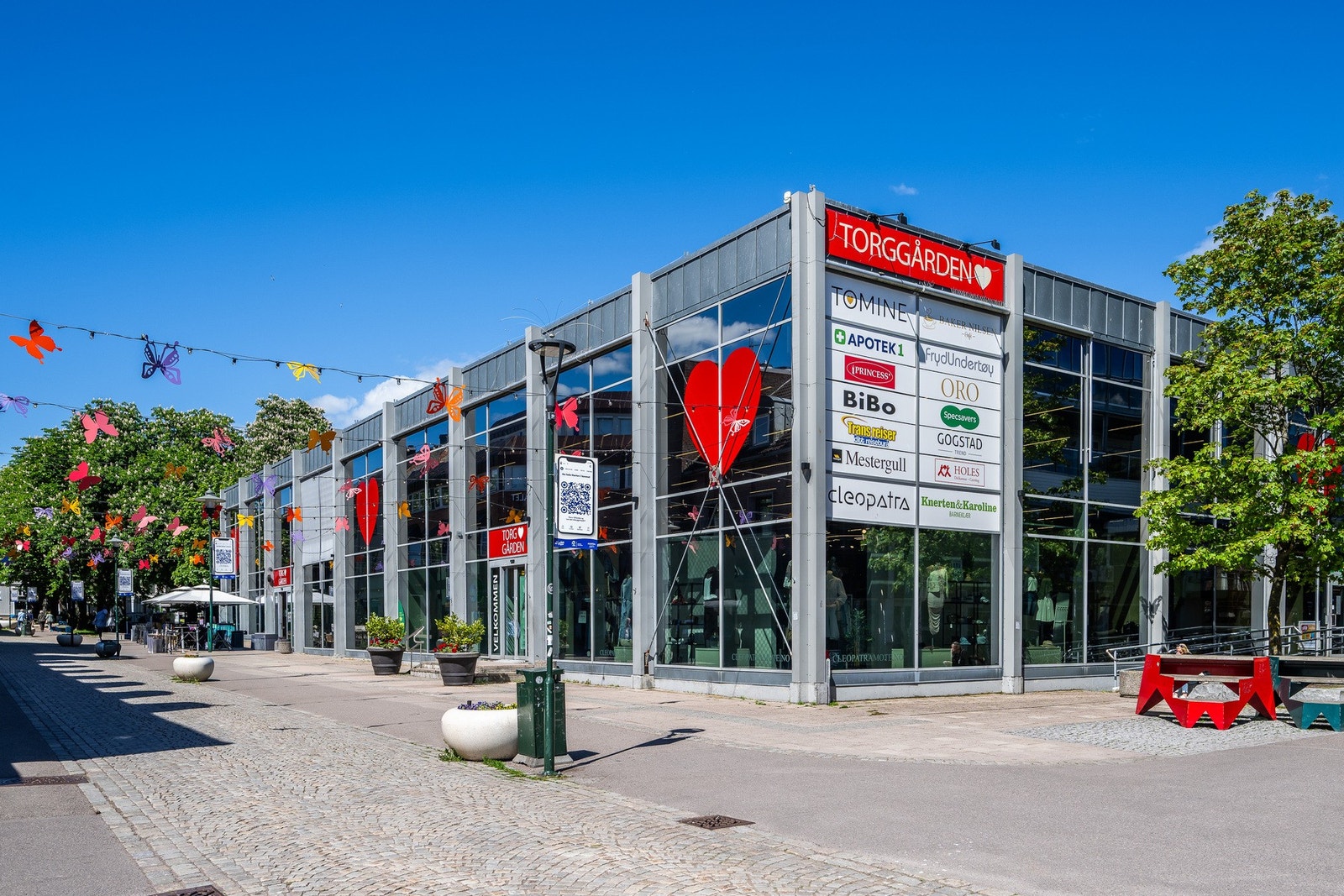 Det er hele tre kjøpesentre i Horten sentrum - Torggården, Vektergården og Sjøsiden Galleribilde
