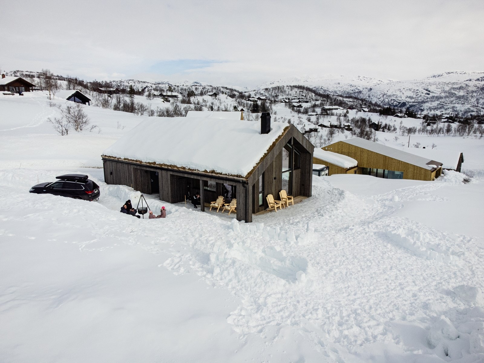 Med ski-in/ski-out til langrennsløypene er dette en drøm for skientusiaster. Galleribilde